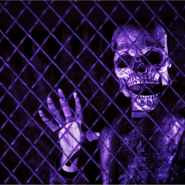 Hayride Cemetery scene at Scary Acres Rhode Island